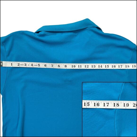 GJT Classics Polo Tennis Golf Chukker Turquoise Size XL Turquoise Blue - Picture 5 of 8